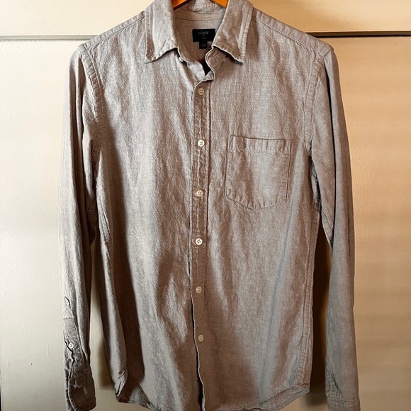 J Crew Irish Linen Shirt - Picture 1 of 3